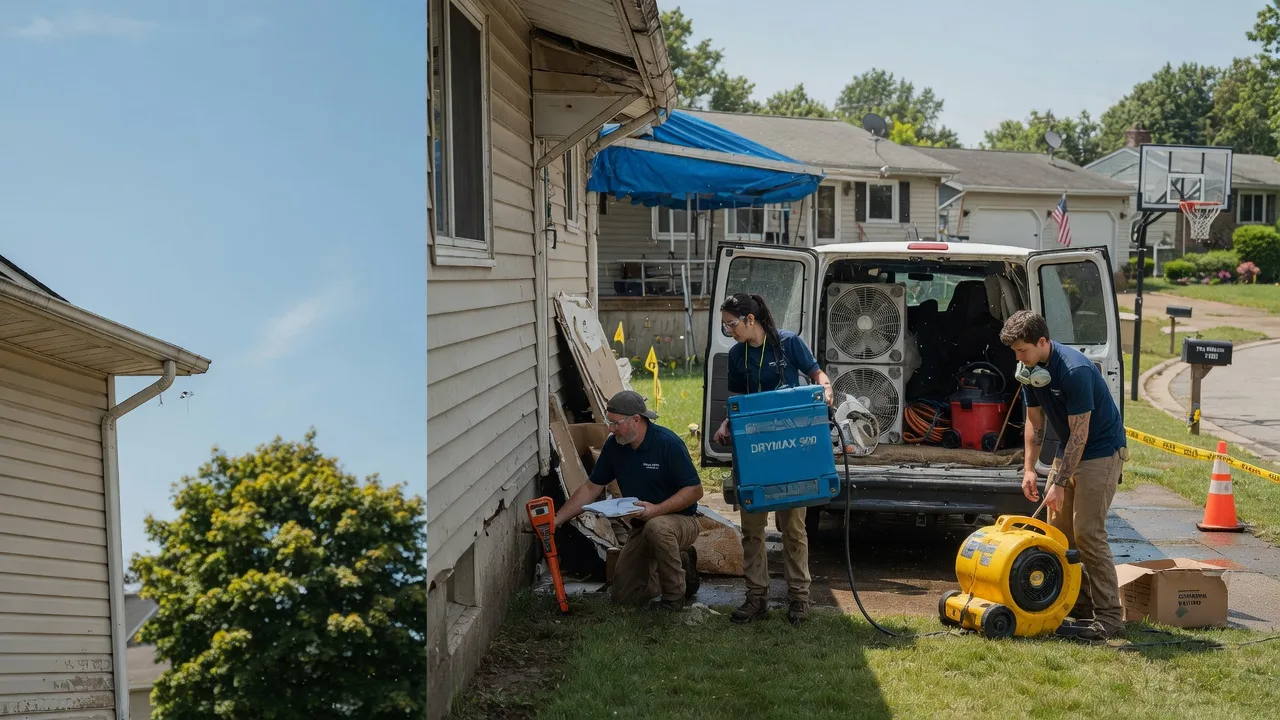 Ceiling Leak Cleanup in Duncansville, PA near me
